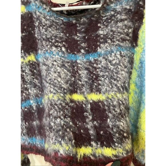 NWT Free People Emerson Fuzzy Pullover Sweater Size Medium - Picture 4 of 6